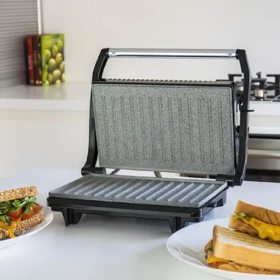 Imagen del producto de CECOTEC 03880 - Parrilla elÈctrica Rock¥n grill