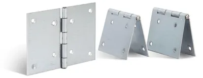 Zdjęcie produktu dla Alberts 346522 Zawias szeroki, ocynkowany metodą Sendzimira, 100 x 150 mm, zestaw 3 szt
