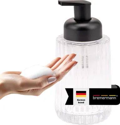 Immagine prodotto di dispenser per sapone bremermann, dispenser per sapone in schiuma, dispenser per sapone, trasparente