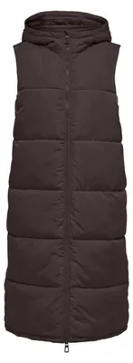 Productafbeelding van ALLEEN Onlalina, lang vest, model Otw, kleur Noos
