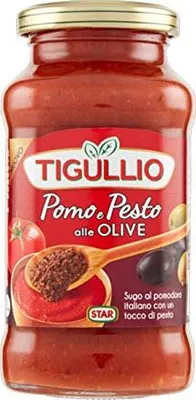 Produktbild von TIGULLIO TOMATENSauce mit Pesto und Oliven 300 GR