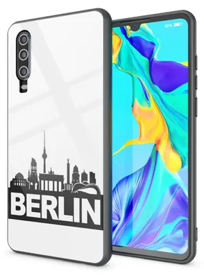 Image de Housse NALIA pour Huawei P30, housse de protection, étui, coque Berlin Skyline blanc