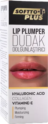 Image de Softto+Plus Lip Plumper - Hyaluronic ACID, Collegen Vitamin-E
