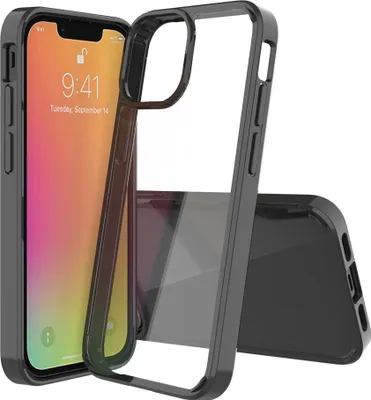 Produktbild von Mobigear Crystal iPhone 13 Mini Hülle Hardcase Backcover - Schwarz