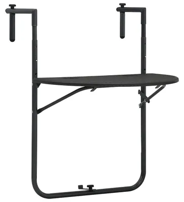 Imagen del producto de Mesa para balcón colgante con apariencia de ratán de plástico