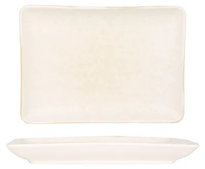 Image de Plat de service Kütahya Porselen - Sand Wind - Porcelaine - 18 x 13 cm