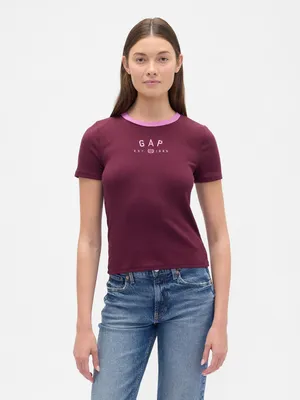 Produktbild von GAP Kurzes T-Shirt mit Logo M