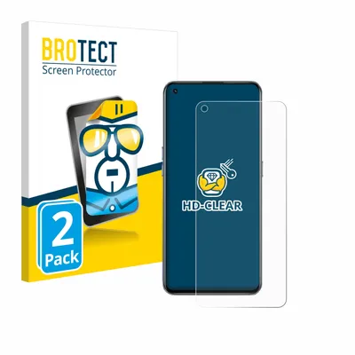 Produktbild von 2x Für realme GT 5G Schutzfolie BROTECT Displayschutz Display Schutz Folie Klar Transparent