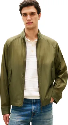 Produktbild von Tommy Hilfiger Herren Übergangsjacke Extra Harrington mit Reißverschluss, Grün (