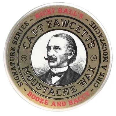 Obrázok produktu pre Vosk na knír Ricki Hall`s Booze & Baccy (Moustache Wax) 15 ml