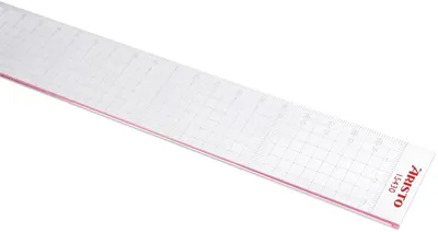 Produktbild von Schneidelineal 30cm Acryl transparent Packung mit 50 Stück