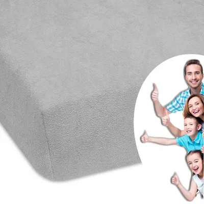 Produktbild von Designpremium Spannbettlaken Frottee 70x140 cm mit Gummizug