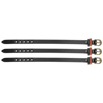 Produktbild von 3 Stück Original Lederarmband, Hip Hop Punk Vintage Armband mit verstellbarer Dornschließe, schwarz, für Männer, Frauen und Studenten
