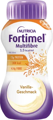 Immagine prodotto di Fortimel Multifibre 1,5 kcal gusto vaniglia 4X200 ml