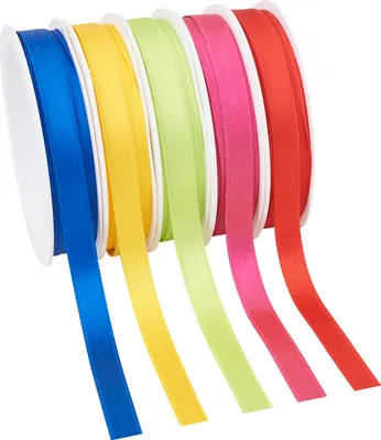Image de PRÄSENT 9510515-001 PRÄSENT ruban cadeau SATIN satiné multicolore 10,0 mm x 5x 3,0m