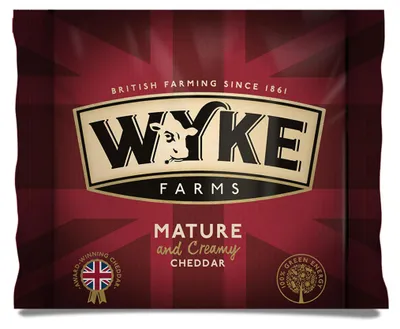 Image de Cheddar affiné, marque Wyke Farms, 200 g
