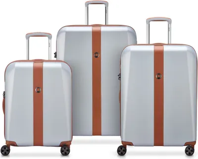 Valise Delsey Paris Trolley 4 Doubles Roues 76 Cm Sky Blue
