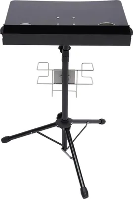 Immagine prodotto di Supporto per tatuaggi - Treppiede regolabile in altezza - Portatile e smontabile - Supporto triangolare in metallo - 30 cm - Adatto per studi di tatuaggi e centri estetici - Colore nero