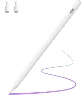 Image de Stylet pour iPad Air M2 M3 M4 iPad Air 4/5 Génération - Stylet Magnétique Haute Précision Rejet de Paume