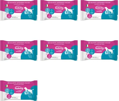 Produktbild von Inodorina Talco Servietten 15 Stk / Packung 7 Stk