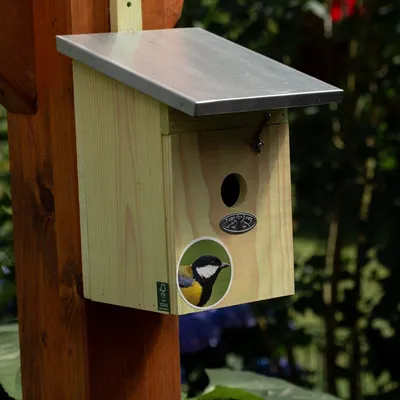 Produktbild von Nistkasten für Kohlmeise, Meisenkasten, Vogel-Nisthilfe Meisen