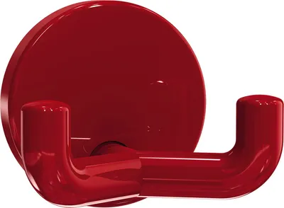 Image de Hewi crochet double 477.90.025 33 polyamide diamètre 50mm rouge rubis - 477.90.025 33