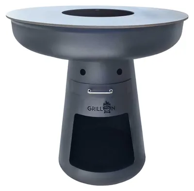 Produktbild von Dreamgarden Grill CIRCLE Feuerplattengrill ohne Grillrost Feuerschale schwarz