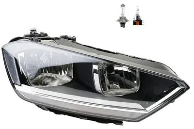 Produktbild von Johns, Scheinwerfer rechts passend für VW Golf Sportsvan AM1 14- schwarz + Leuchtmittel 964510 517941006A 517941006C 517941006B