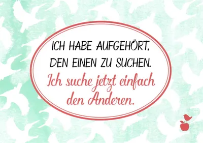 Produktbild von Postkarte MainSpatzen "Ich habe aufgehört, den Einen zu suchen."