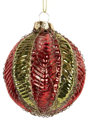 Obrázek produktu pro Vánoční koule Clayre & Eef, Ø 7 x 8 cm, zlaté sklo