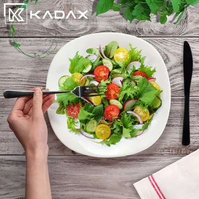 Produktbild von KADAX Speiseteller "Bleia", weiße Speiseteller, modernes Tellerset, 3 Stück, Spülmaschinengee