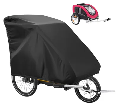 Immagine prodotto di Copertura per rimorchio bici - Rimorchio per bicicletta - Oxford 420D - 140 x 84 x 100 cm
