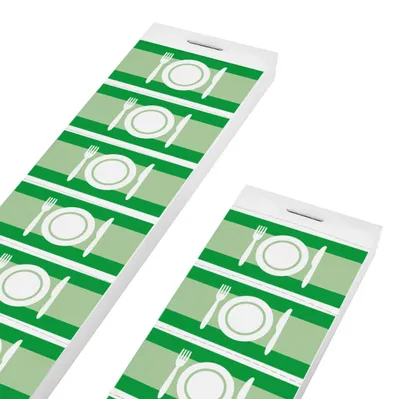 Produktbild von CombiCraft Wertmarken Block Mahlzeit Grün - 1000 Abrisse