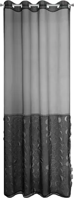 Image de Rideau 140x250 Dobora noir prêt à boucler Eurofirany