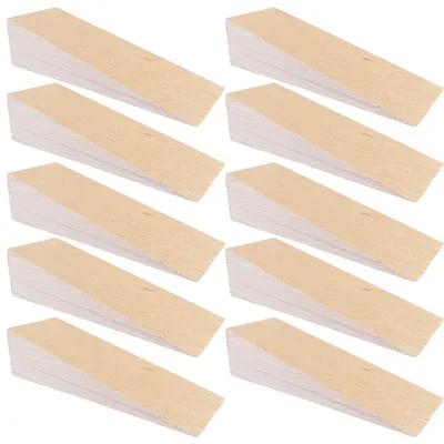 Produktbild von haggiy Hartholzkeile - Unterlegkeile aus Buche natur (LxBxH) 150 x 50 x 40 mm (10 Stk.)