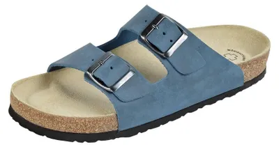 Productafbeelding van Wörishofener Fußform, biologische pantoffel, model "Ozean", maat 45