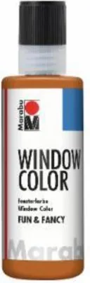 Produktbild von Window Color fun&fancy - Hellbraun 047 80 ml. Packung mit 6 Stück