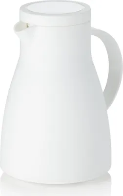 Produktbild von Isolierkanne, 0,7 ltr., Ø 12,5 cm, Höhe 19,5 cm, weiß, Polypropylen