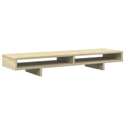 Obrázok produktu pre vidaXL Stojan na monitor Sonoma dub 100x27x15 cm Materiál na báze dreva