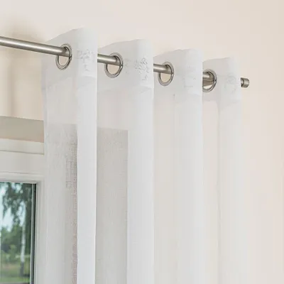 Produktbild von ETAMINA Fertiggardine Ösen 140x250 cm Weiß