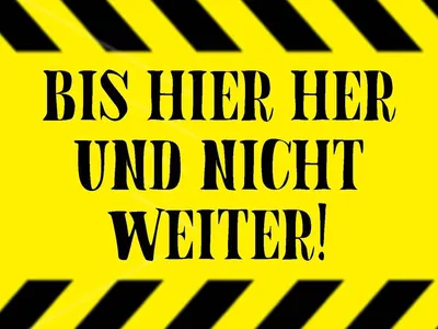 Produktbild von vianmo Holzschild 30x40 cm bis hier her und nicht weiter