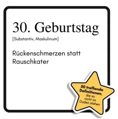 Produktbild von 30. Geburtstag