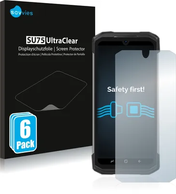 Produktbild von 6x Für Doogee S98 Pro Schutzfolie Savvies Displayschutz Display Schutz Folie Klar Transparent