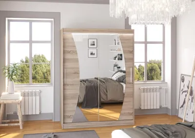 Obrázek produktu pro Zrcadlová skříň s LED osvětlením 150 cm LABRIS - dub lanýž
