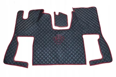 Image de Tapis de sol pour cabine de camion Tapis éco-cuir pour Scania S