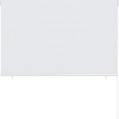 Produktbild von Senkrechtmarkise Balkon 200x240cm Außenrollo Sichtschutz Sonnenschutz UV-Schutz Balkon Sichtschutz UV-Schutz weiß paramondo