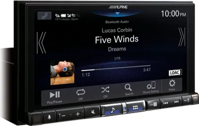 Produktbild von Alpine iLX-705D | Wireless Apple CarPlay und Android Auto Autoradio mit 7 Zoll Display