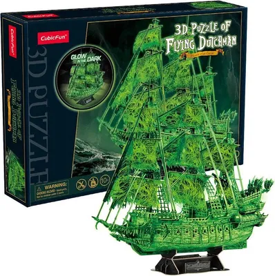Immagine prodotto di CubicFun - Puzzle 3D Pirátská loď Létající Holanďan 360 dílků
