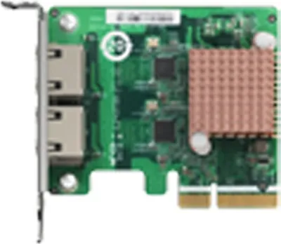 Produktbild von QNAP QXG-2G2T-I225 - Netzwerkadapter - PCIe 2.0 x2 Low-Profile - 2.5GBase-T x 2 - für QNAP QGD-1600, TS-1232, 1253, 251, 253, 432, 453, 653, 832, 853, h1283, h977, TVS-672, 872