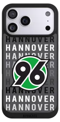 Produktbild von NIVOCASE Handyhülle für Apple iPhone 17 Pro Max  Hülle NIVOpure Case Schwarz H96 Hannover 96 Offizielles Lizenzprodukt